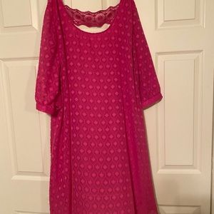 Pink Lane Bryant Dress